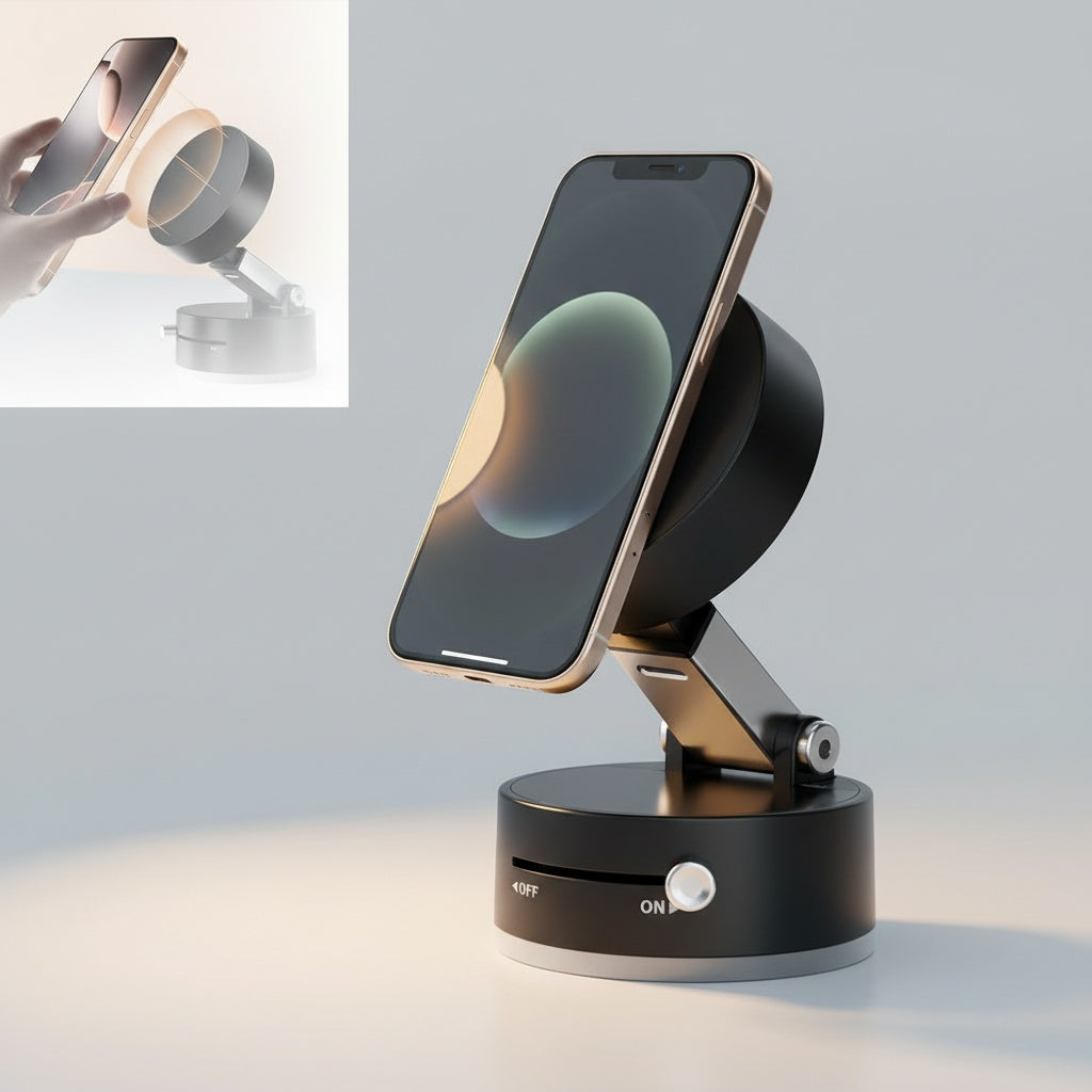 Vacuum Magnetic Suction Phone Holder - Shopping Point