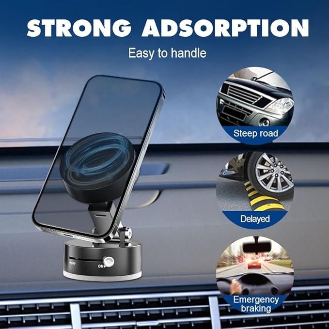 Vacuum Magnetic Suction Phone Holder - Shopping Point