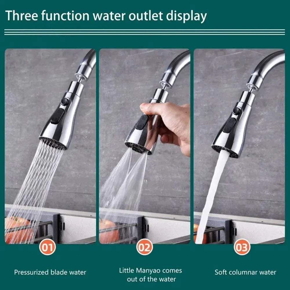 3 Modes Kitchen Sink Faucet - Shopping Point